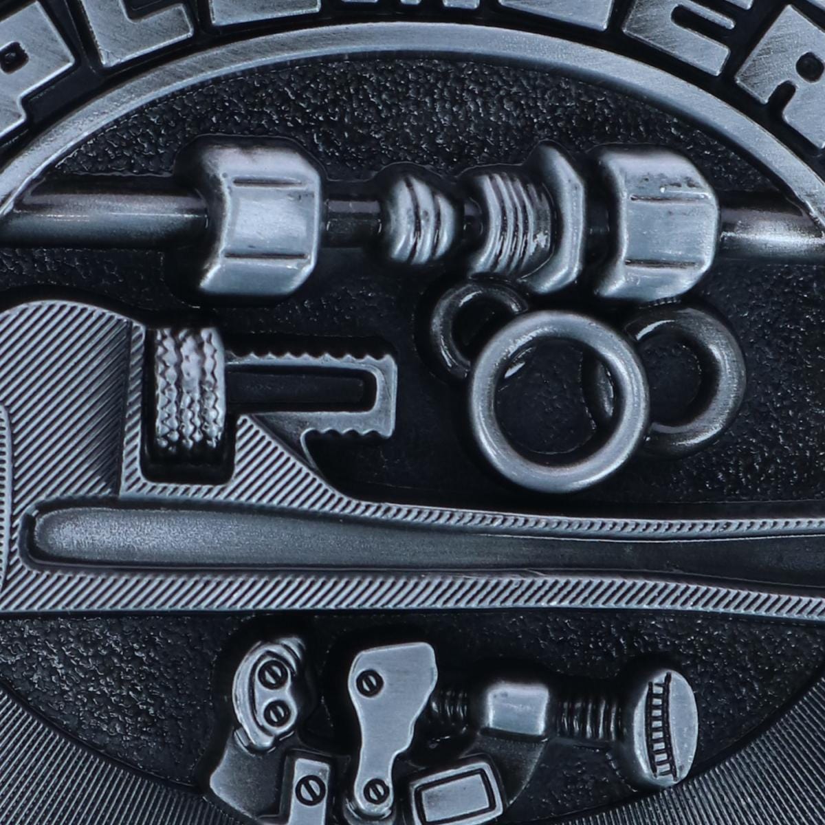 CTM® Men's Silver Trade Plumber Belt Buckle - Silver
