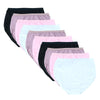 Women's Body Tone Cotton Brief Panty (10 Pack)