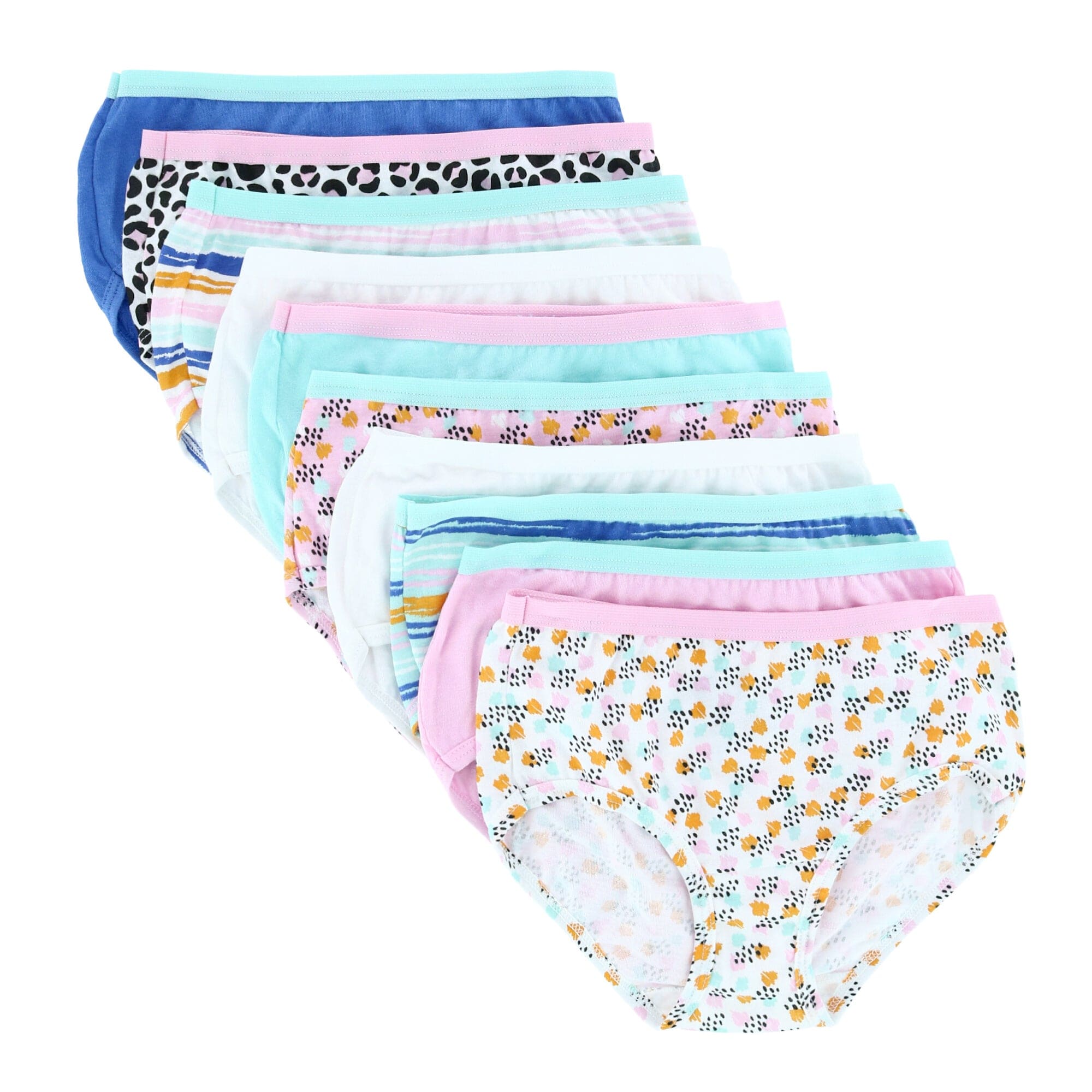 Girl's Assorted Cotton Brief (10 Pack) by Fruit of the Loom
