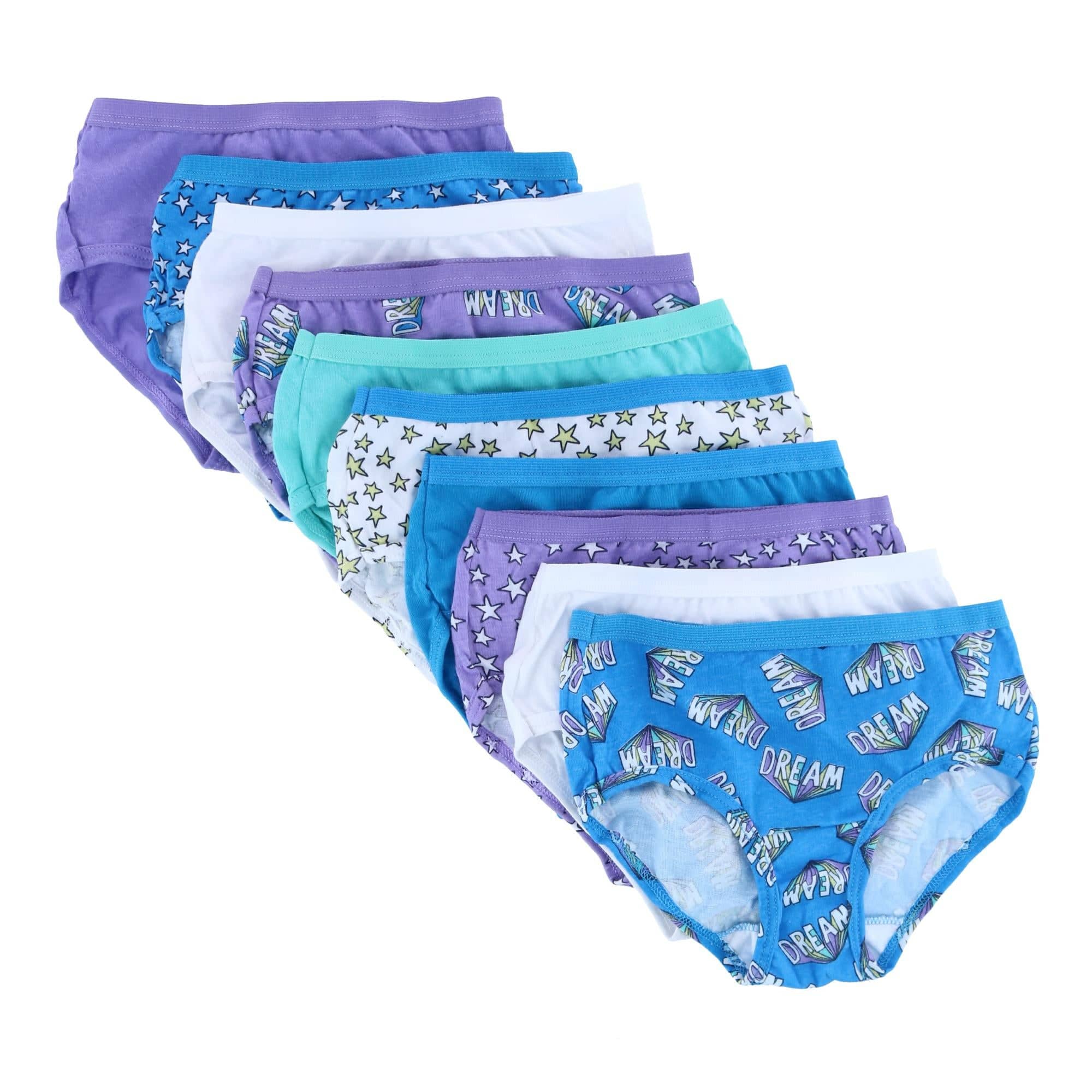 Fruit of the Loom Girl's Low Rise Briefs Underwear (10 Pack) - Girl's Low Rise Briefs Underwear (10 Pack)