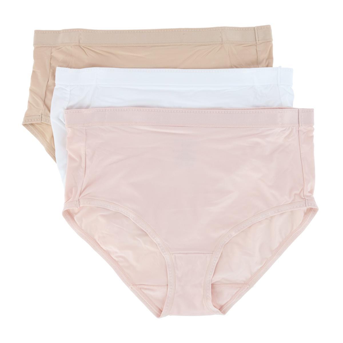 Vanity Fair Women's Comfort Brief Panties (3 Pack) - Multi