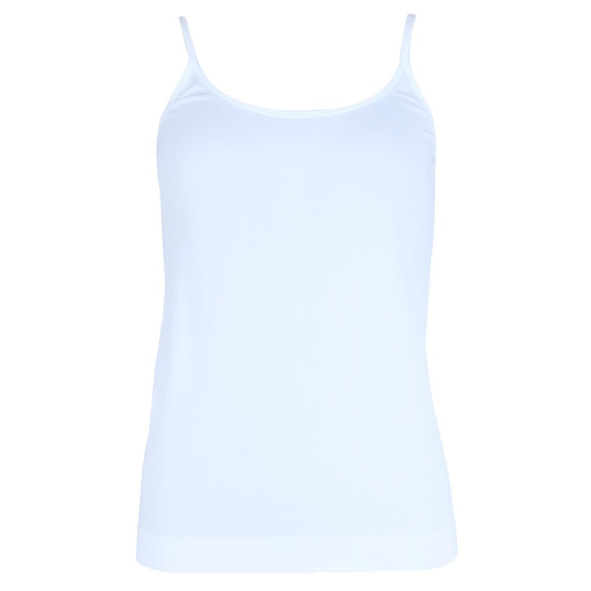 Vanity Fair Women's Plus Size Seamless Camisole Tank Top - White