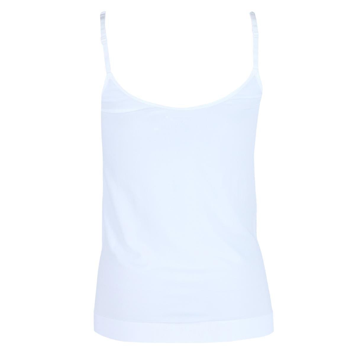 Vanity Fair Women's Plus Size Seamless Camisole Tank Top - White