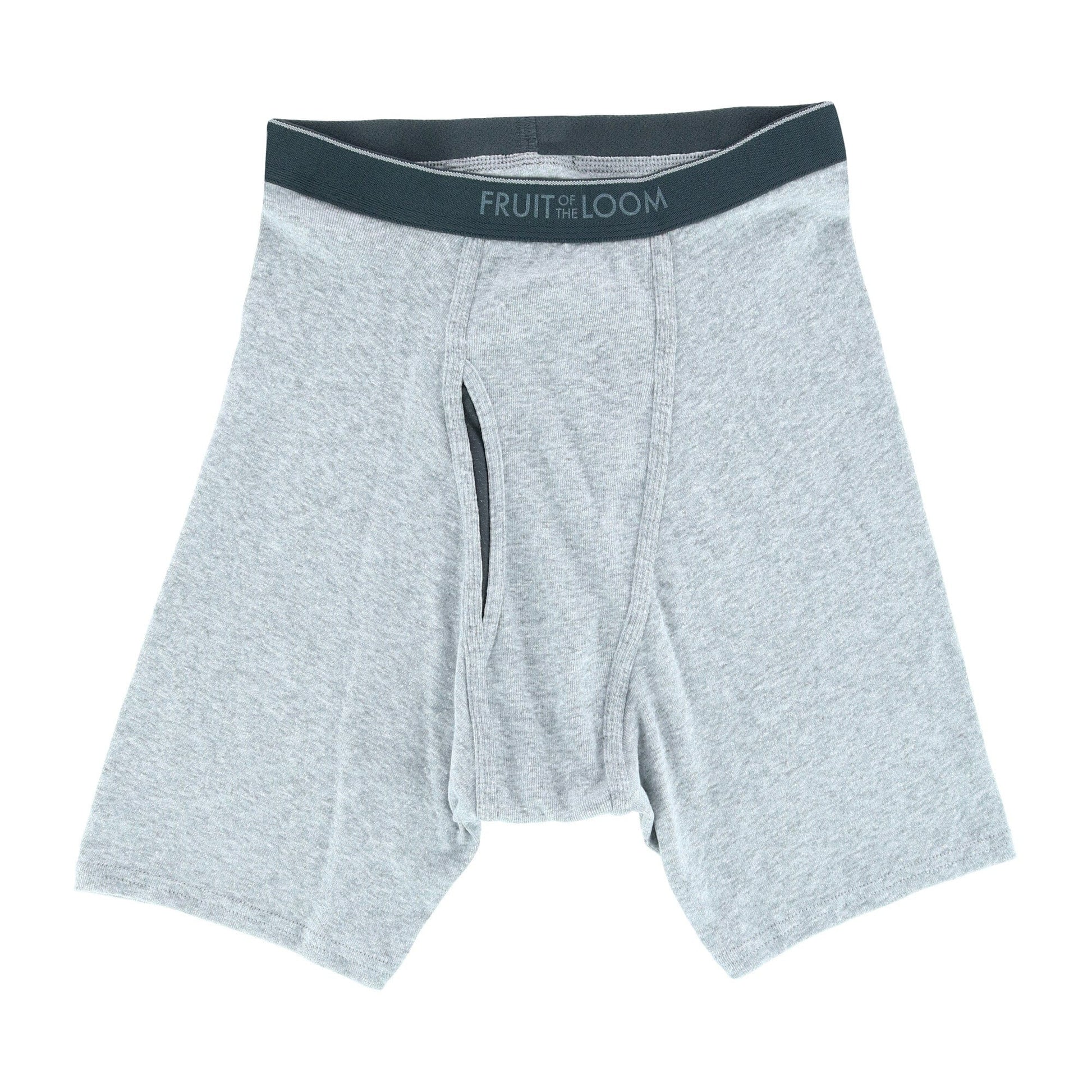 Fruit of the Loom Men's Coolzone Boxer Brief Underwear (3 Pack) - Black Grey