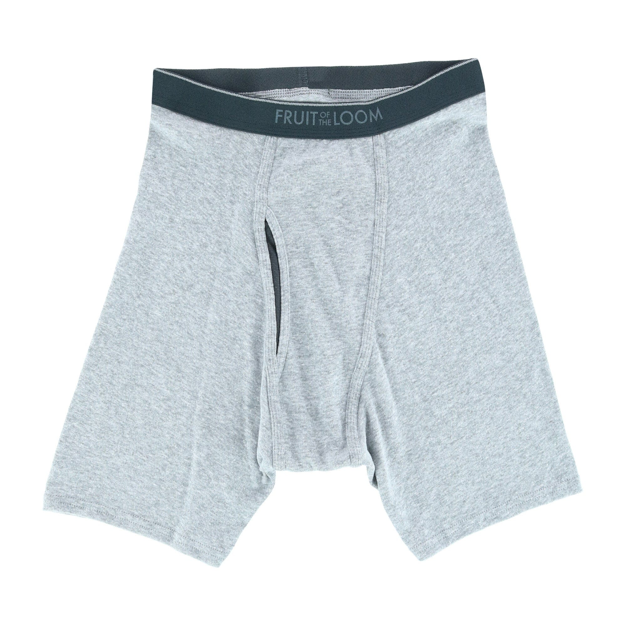 Fruit of the Loom Men's Coolzone Boxer Brief Underwear (3 Pack) - Black Grey