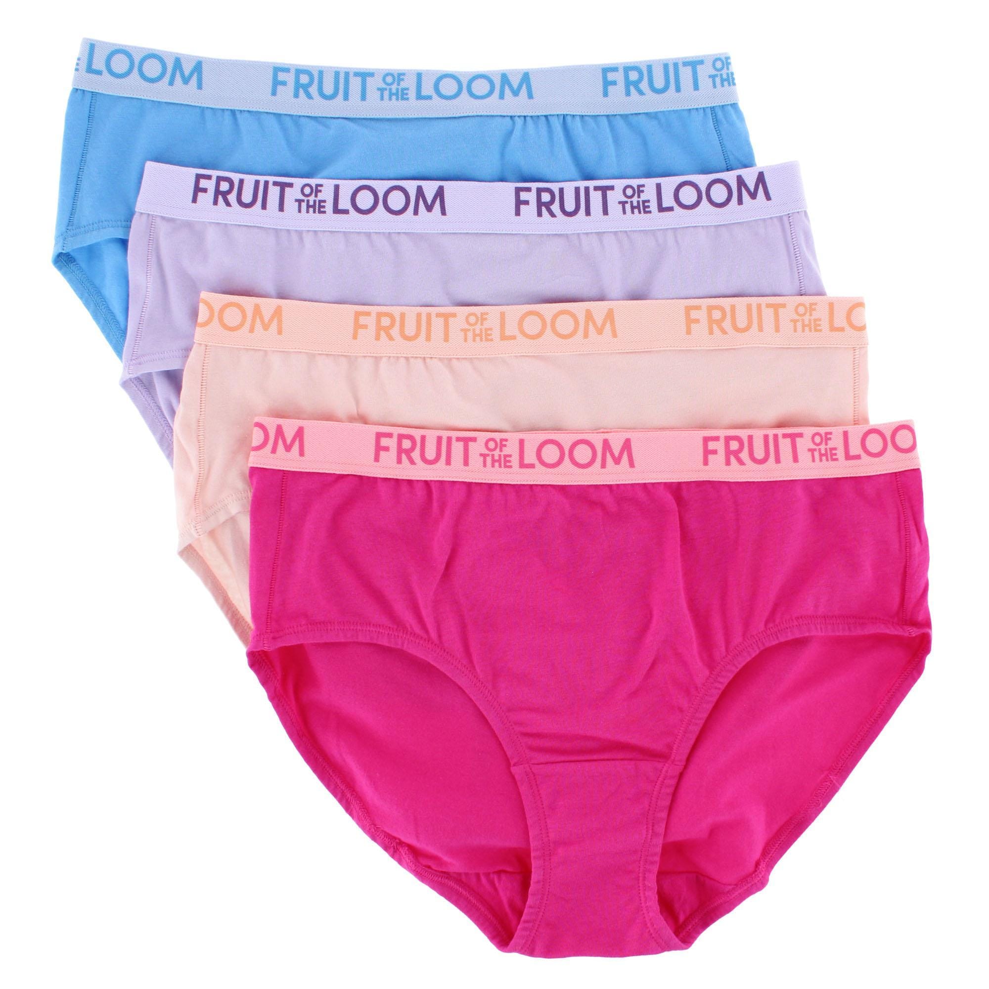 Fruit of the Loom Women's Energize Cotton Stretch Assorted Briefs (4 Pack) - Women's Energize Cotton Stretch Assorted Briefs (4 Pack)