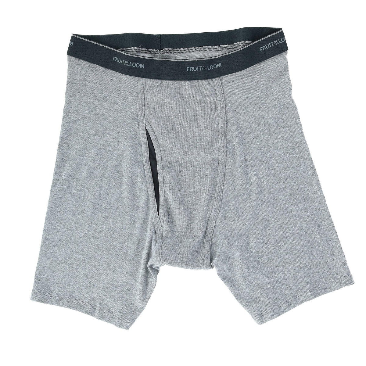 Fruit of the Loom Men's Coolzone Mesh Fly Boxer Brief (5 Pack) - Black Grey