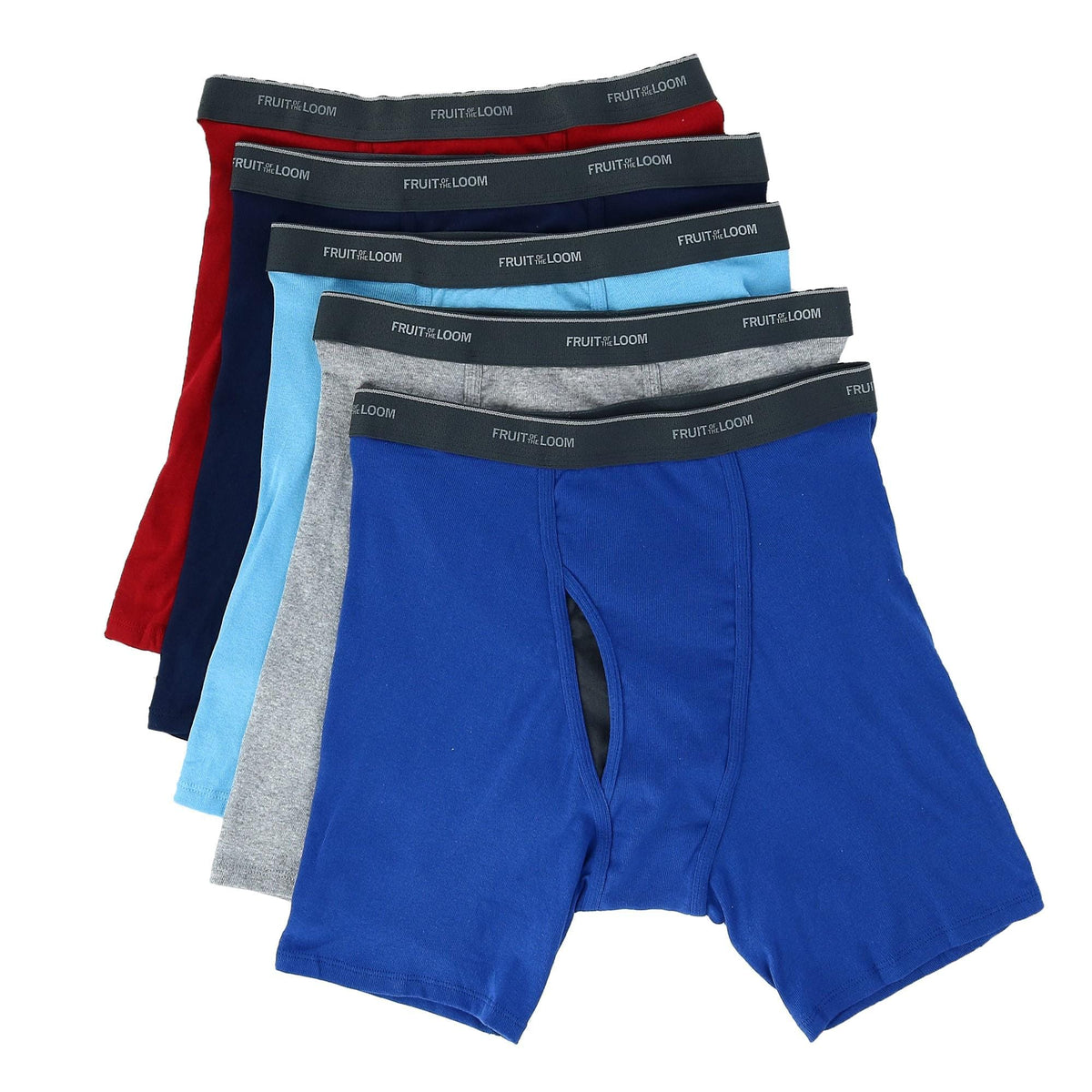 Fruit of the Loom Men's Coolzone Mesh Fly Boxer Brief (5 Pack) - Men's Coolzone Mesh Fly Boxer Brief (5 Pack)