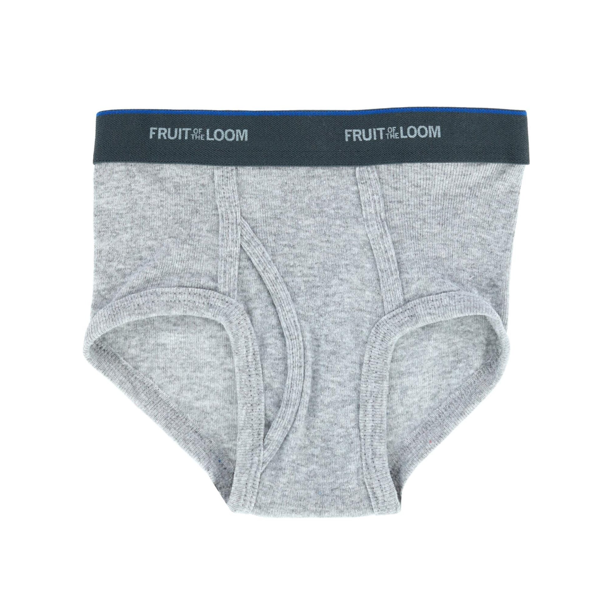 Fruit of the Loom Toddler Boy's 5-Pack Solid Brief Underwear - Assorted