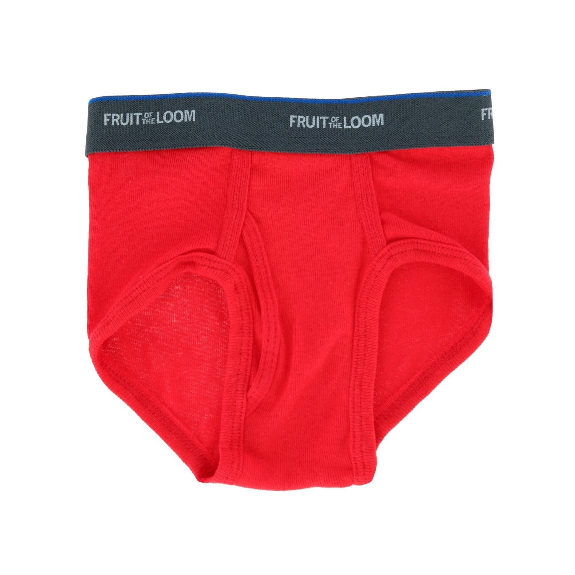 Fruit of the Loom Toddler Boy's 5-Pack Solid Brief Underwear - Assorted