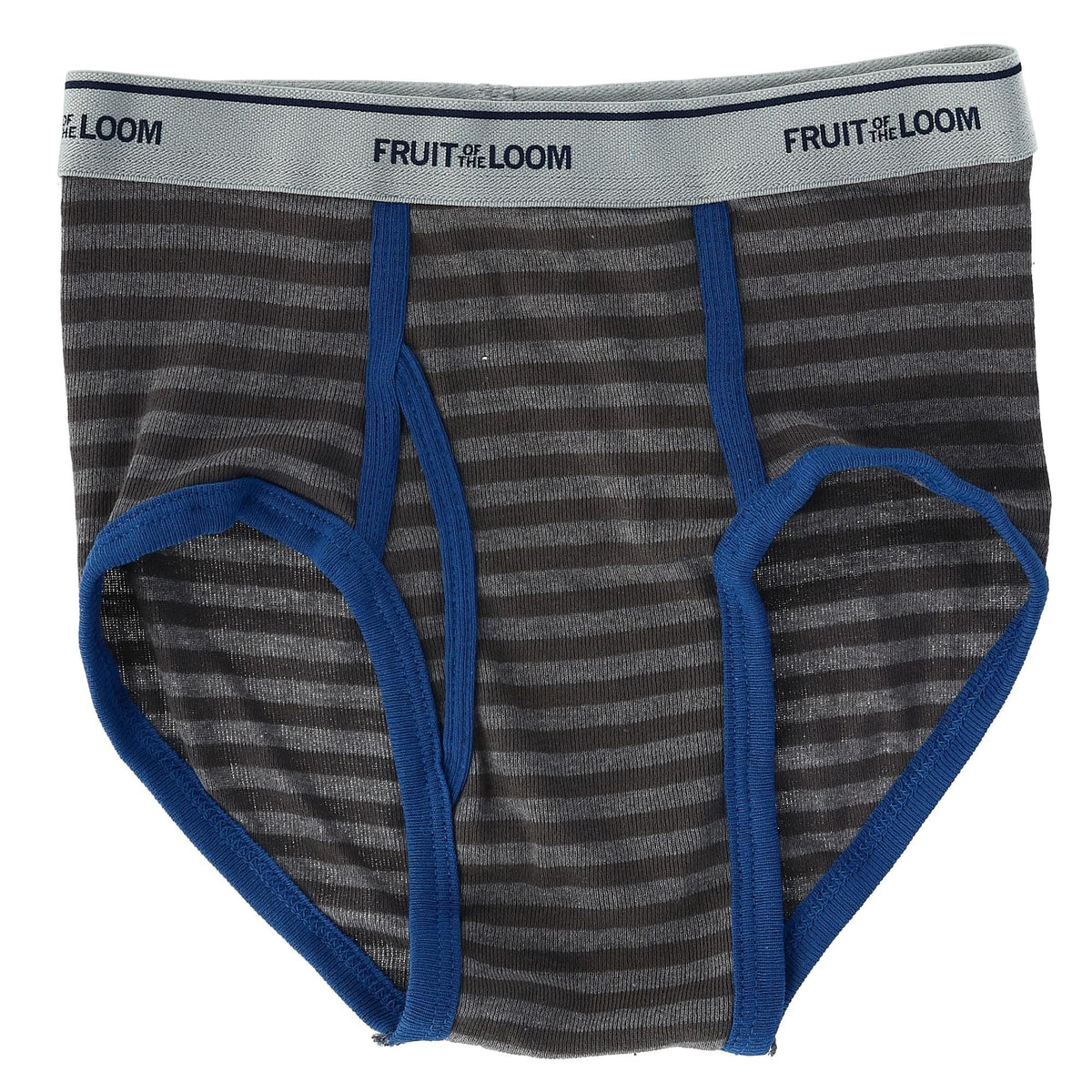 Fruit of the Loom Boy's Fashion Briefs Underwear (5 Pack) - Solid Stripes