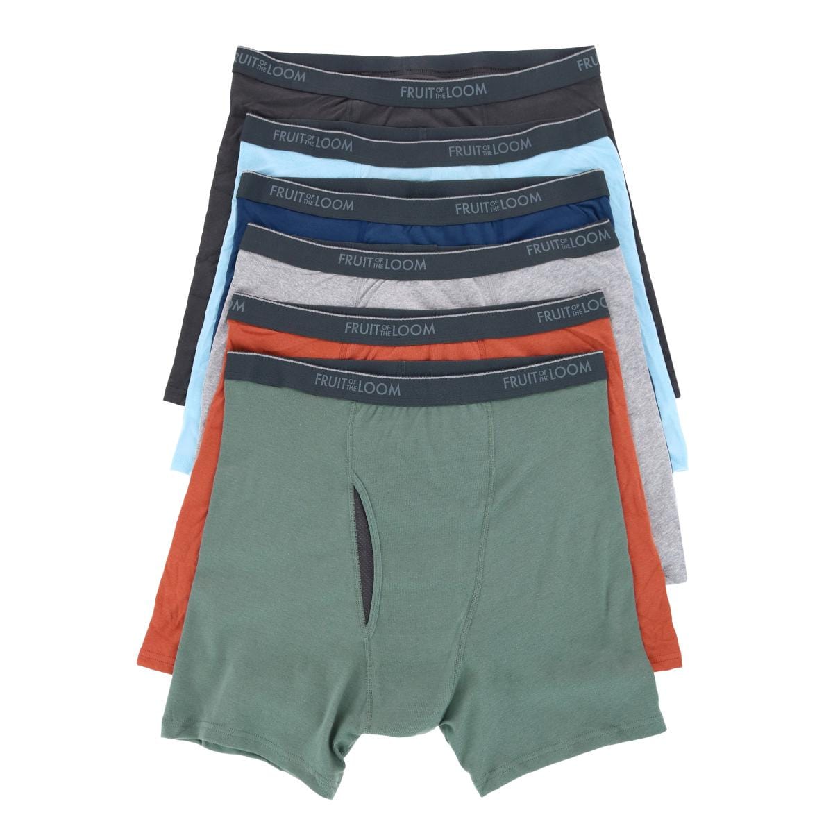 Fruit of the Loom Men's Big and Tall Coolzone Fly Boxer Briefs (6 Pack) - Men's Big and Tall Coolzone Fly Boxer Briefs (6 Pack)