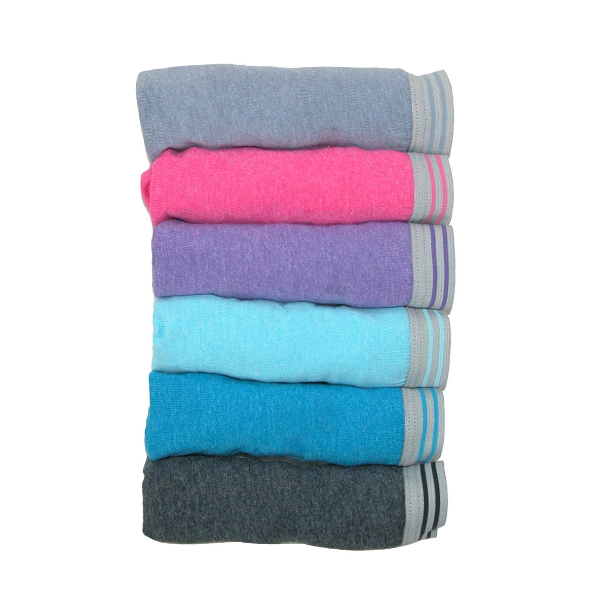 Fruit of the Loom Women's Heathered Bikini Underwear (Pack of 6) - Multi