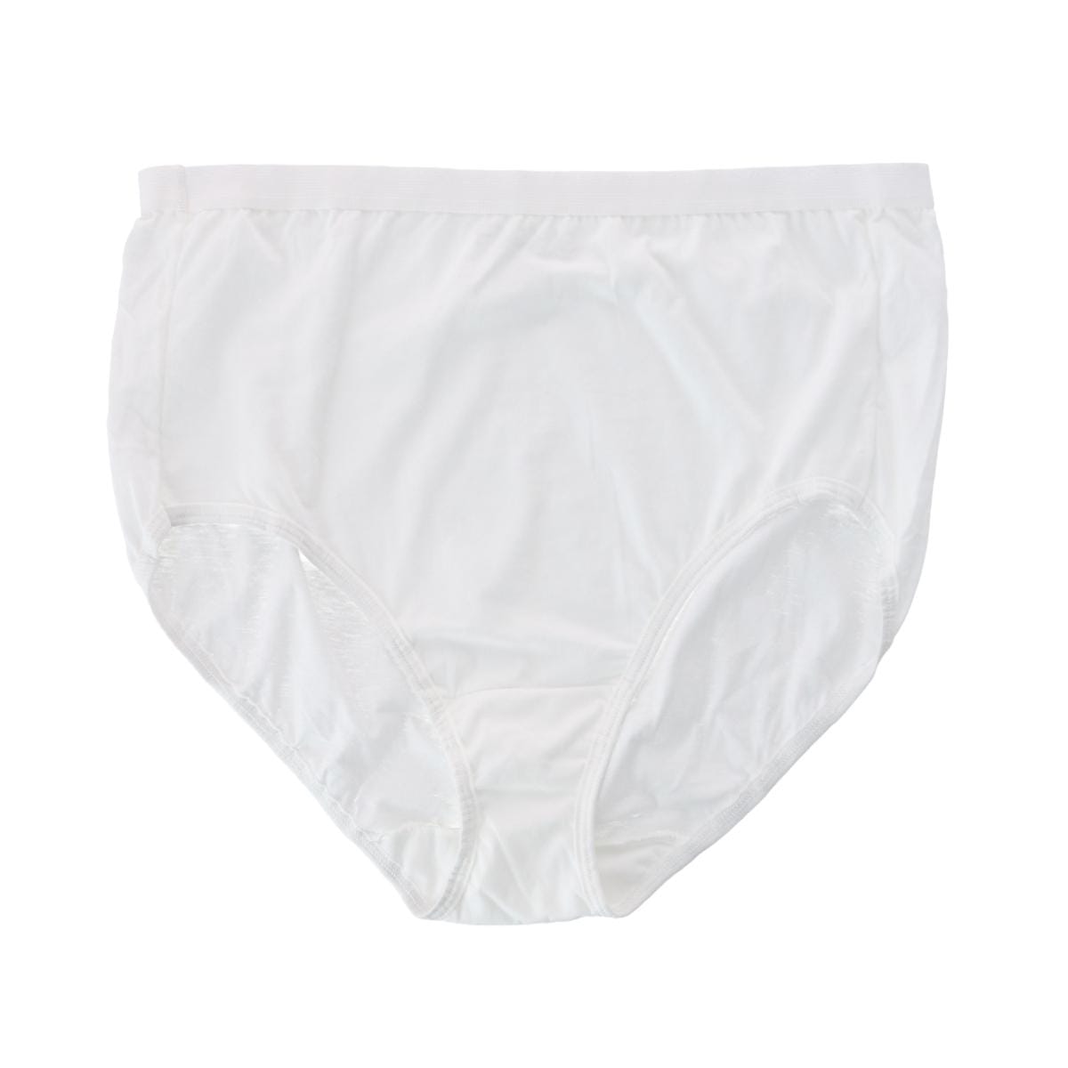 Fruit of the Loom Women's Plus Fit for Me Cotton Brief Underwear (6 Pack) - White