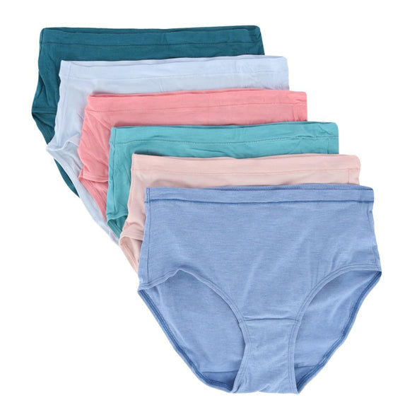 Women's Beyondsoft Low-Rise Brief Panty Assorted (6 Pack)