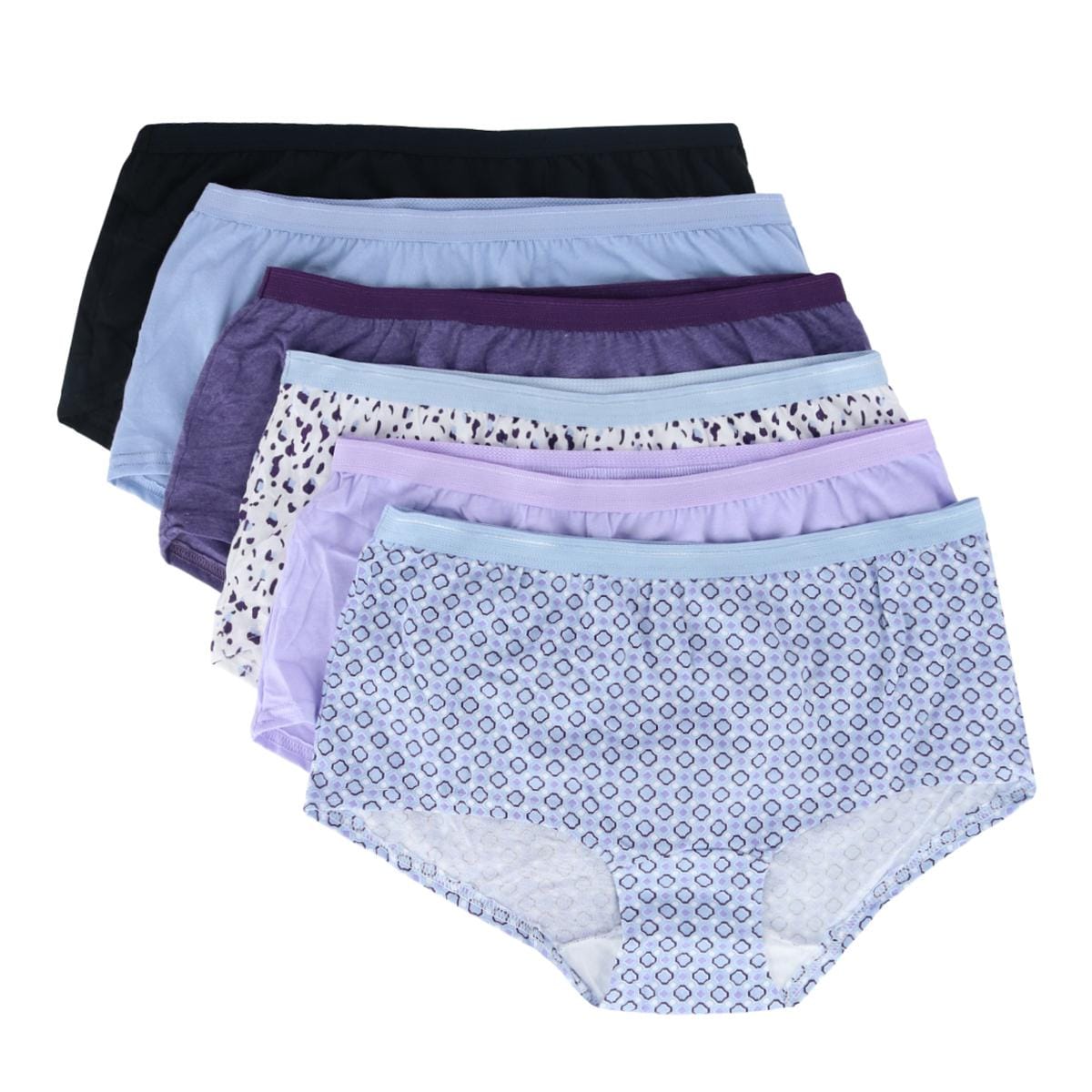 Fruit of the Loom Women's Boyshort Panties Assorted (6 Pack) - Women's Boyshort Panties Assorted (6 Pack)