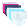 Women's Plus Size Fit For Me Assorted Brief (6 Pack)