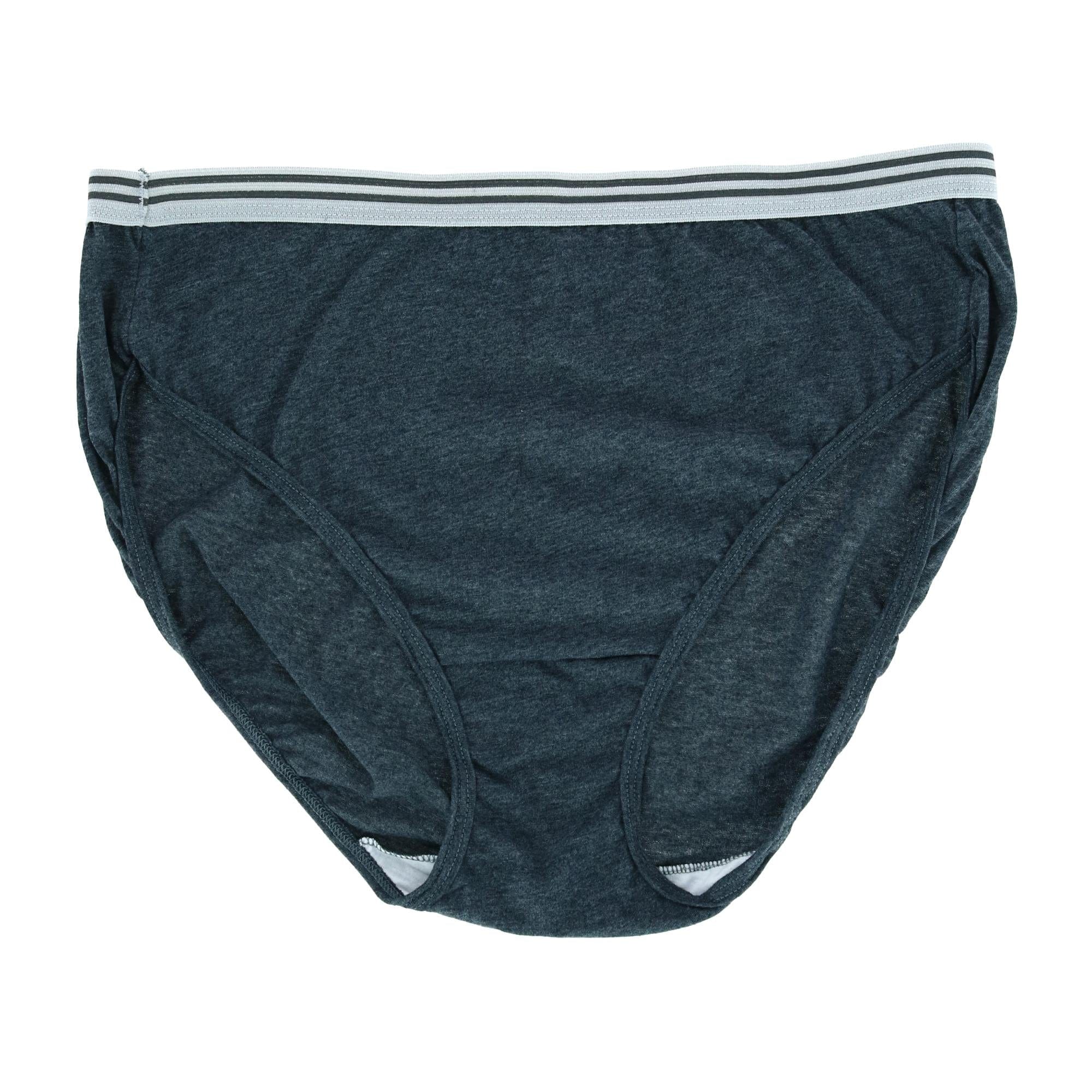 Hanes Women's 12 Pack Cotton Hi-Cut Panty, Assorted, 6