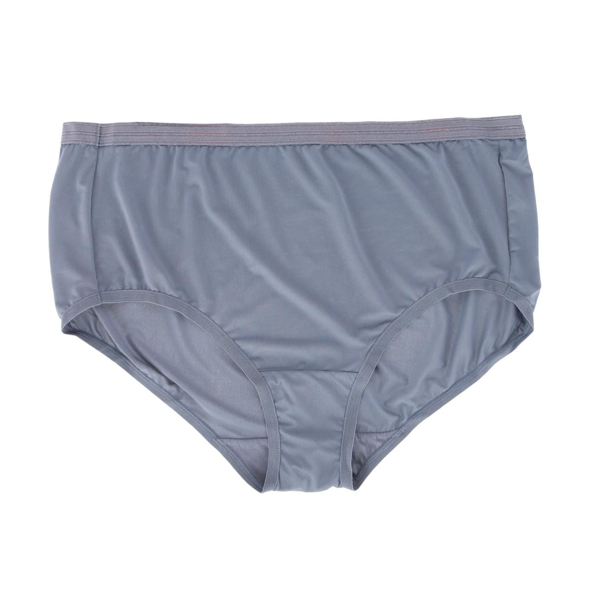 Fruit of the Loom Women's Plus Size Microfiber Brief Panty (6 Pack) - Assorted