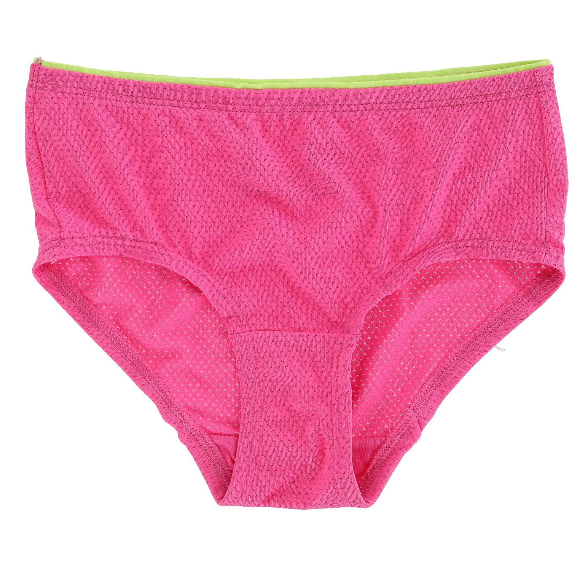 Fruit of the Loom Girl's Breathable Micro Mesh Brief Underwear (Pack of 6) - Multi