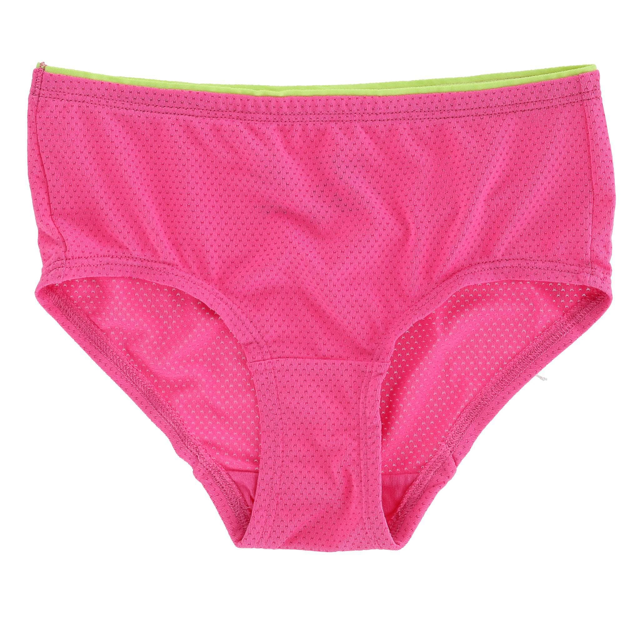 Fruit of the Loom Girl's Breathable Micro Mesh Brief Underwear (Pack of 6) - Multi