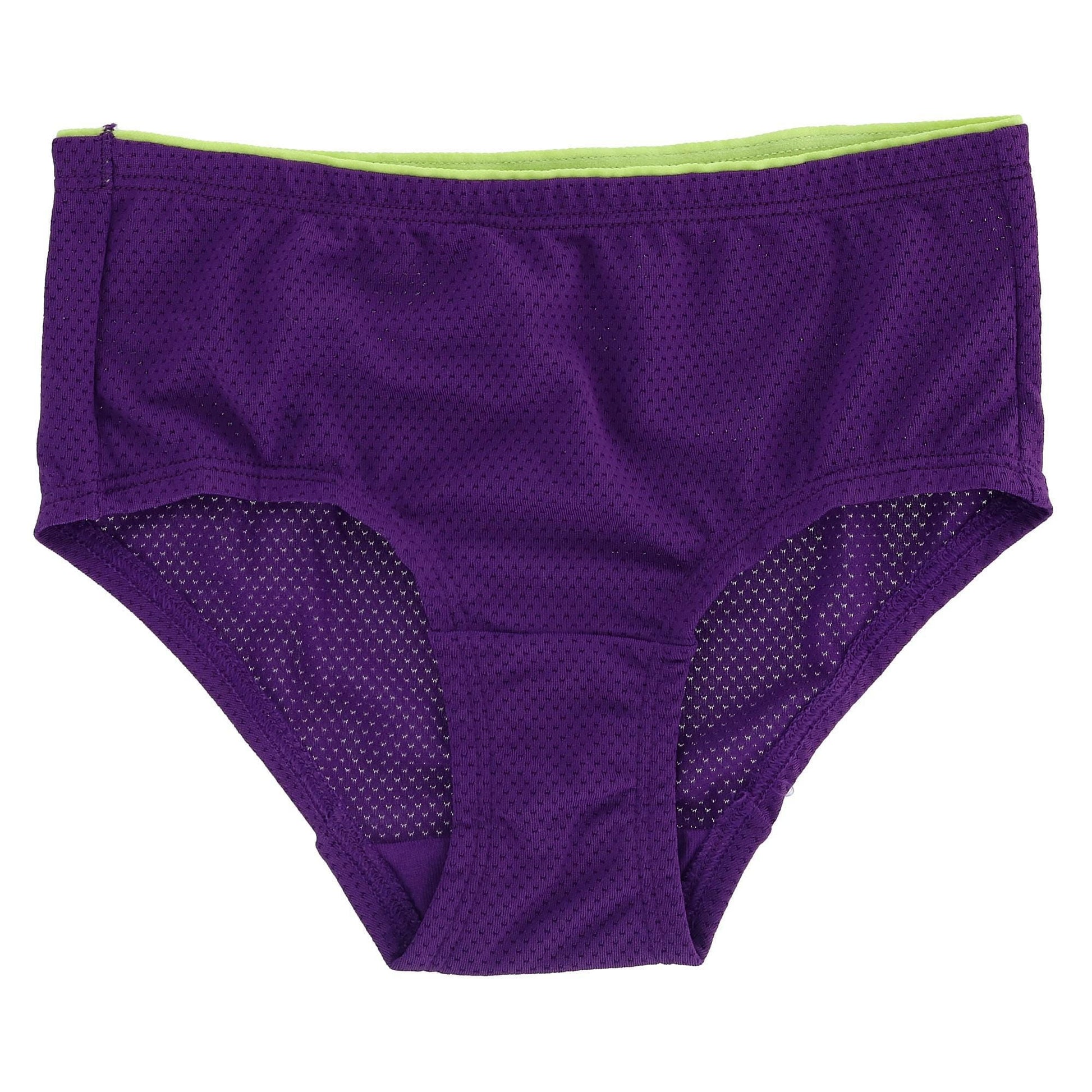 Fruit of the Loom Girl's Breathable Micro Mesh Brief Underwear (Pack of 6) - Multi