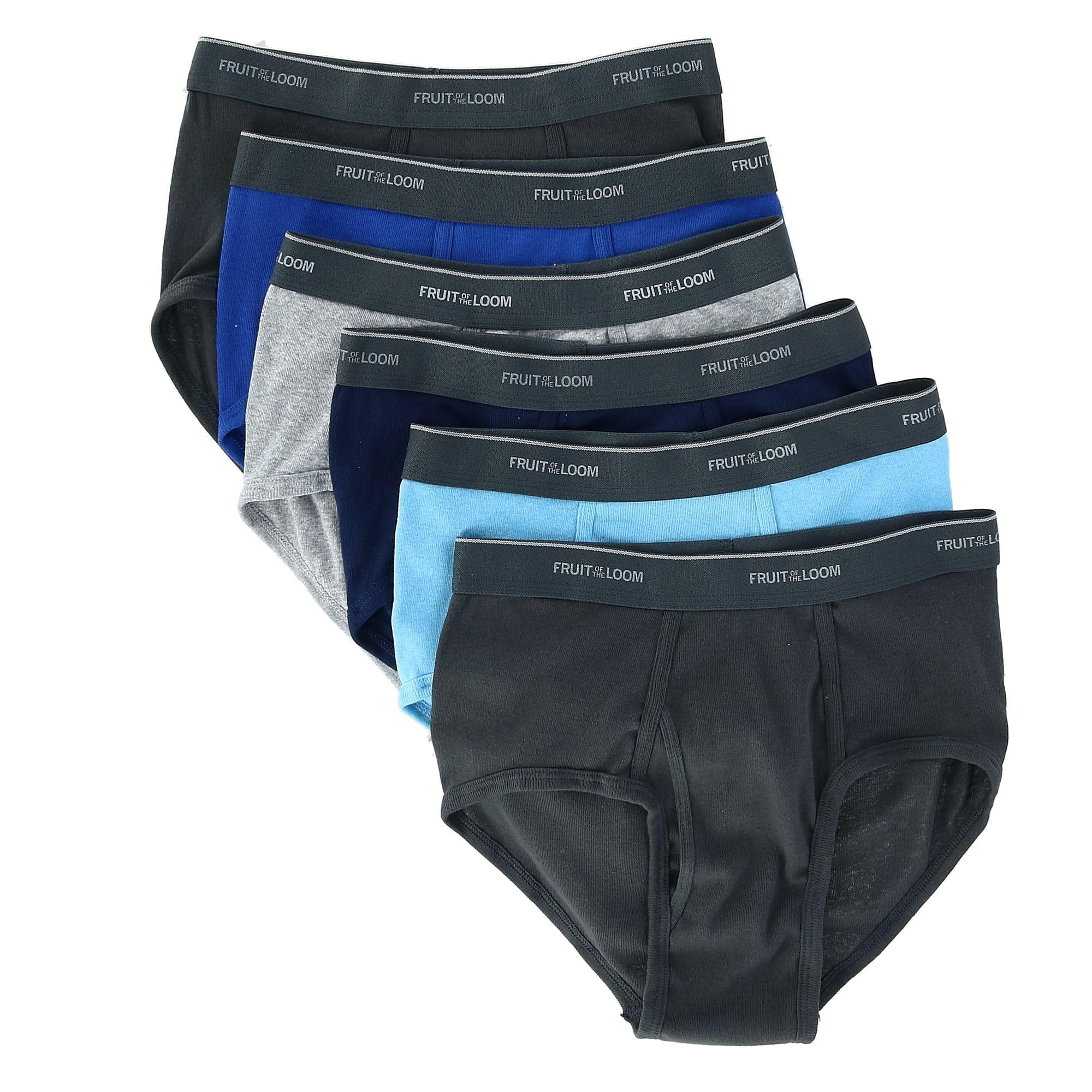 Fruit of the Loom Men's Fashion Pattern Briefs Underwear ( 6 Pack) - Medium  / Stripes