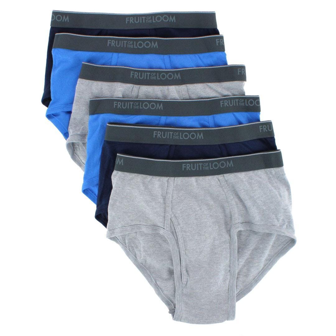 Fruit of the Loom Men's Fashion Pattern Briefs Underwear ( 6 Pack) - Multi