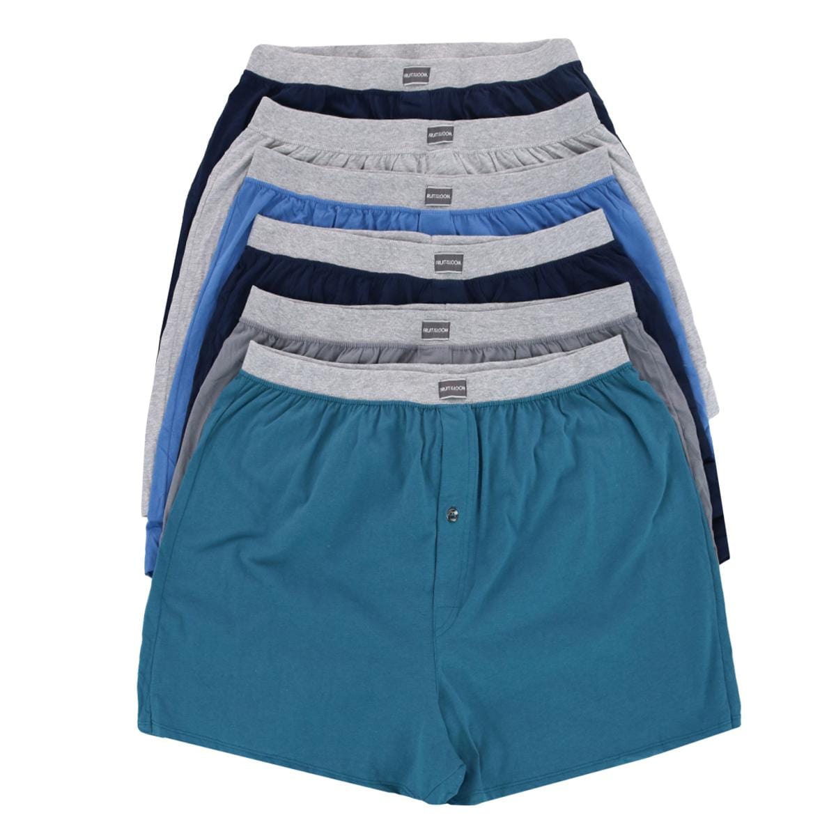 Fruit of the Loom Men's Big and Tall Knit Boxers Assorted (6 Pack) - Men's Big and Tall Knit Boxers Assorted (6 Pack)
