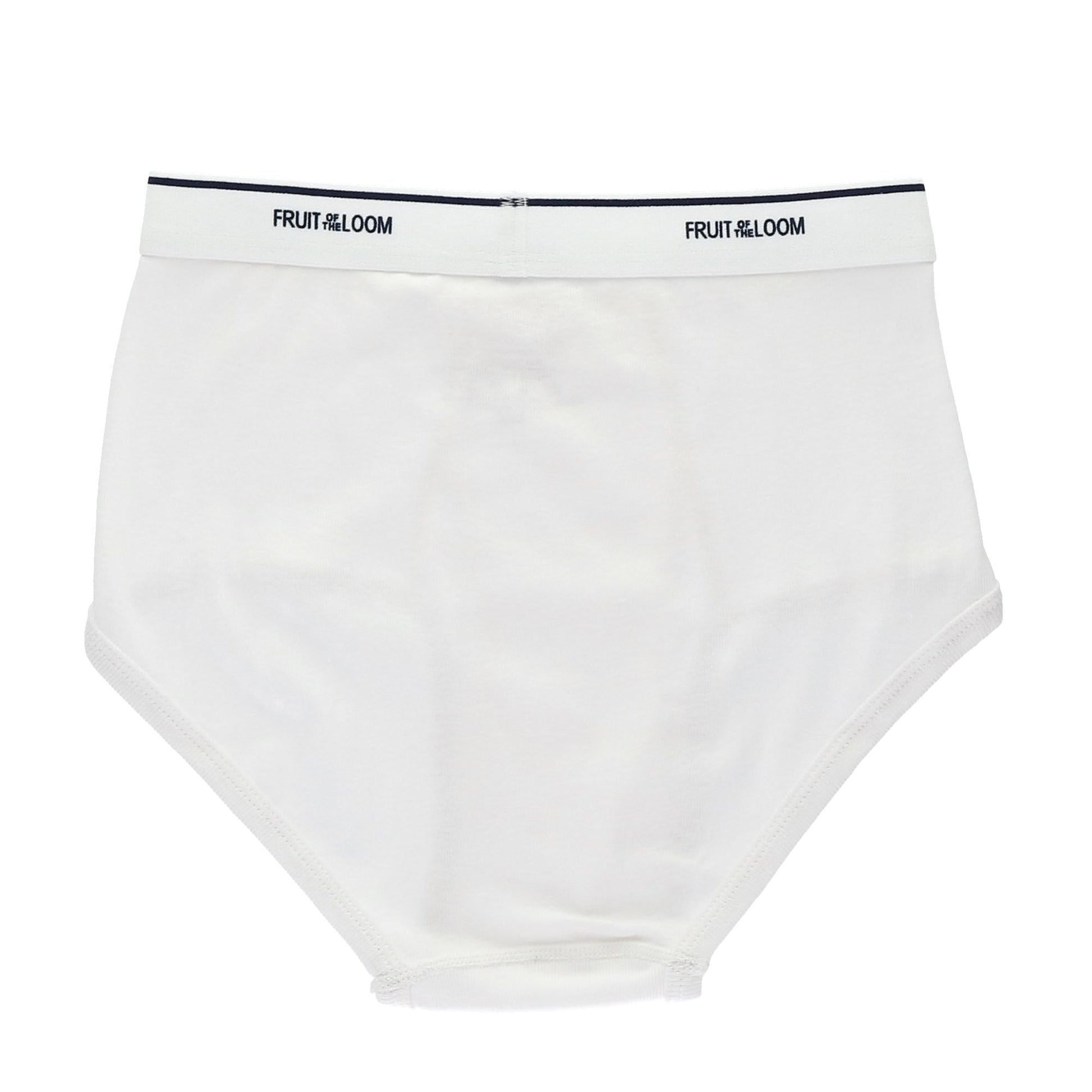 Fruit of the Loom Men's White Briefs (3 Pack) - White