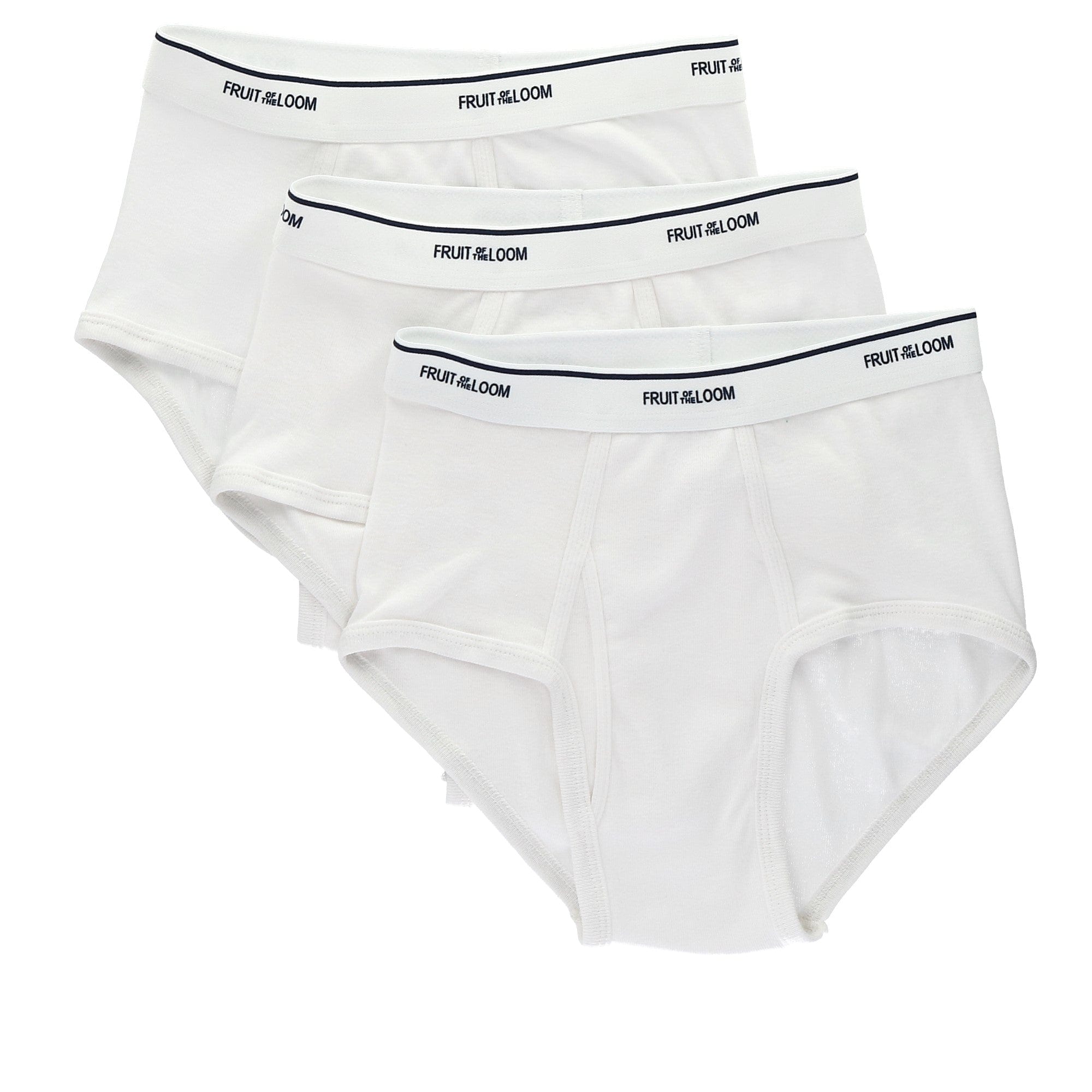 Fruit of the Loom Men's White Briefs (3 Pack) - Men's White Briefs (3 Pack)