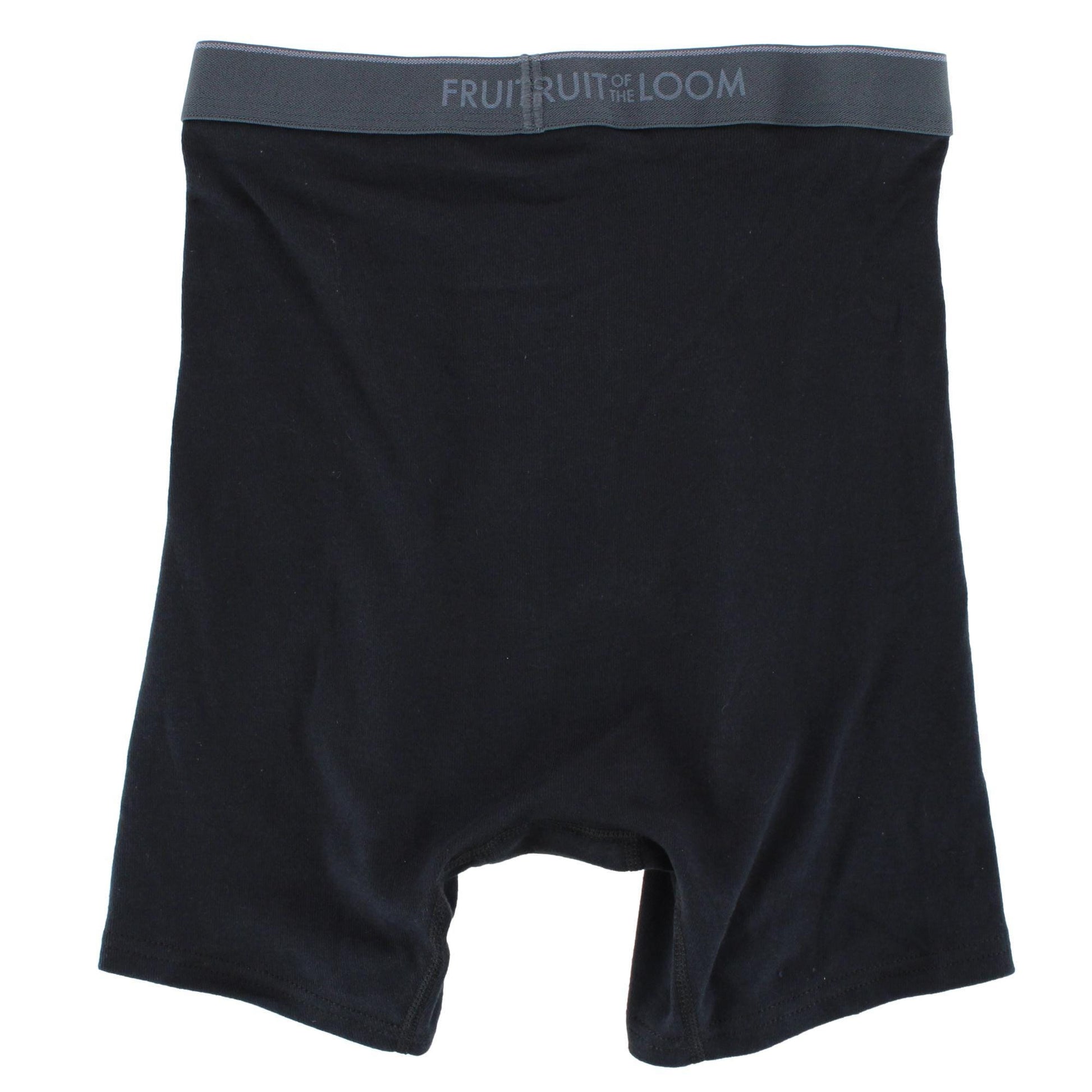 Fruit of the Loom Men's Eversoft CoolZone Fly Black Boxer Briefs (7 Pack) - Black