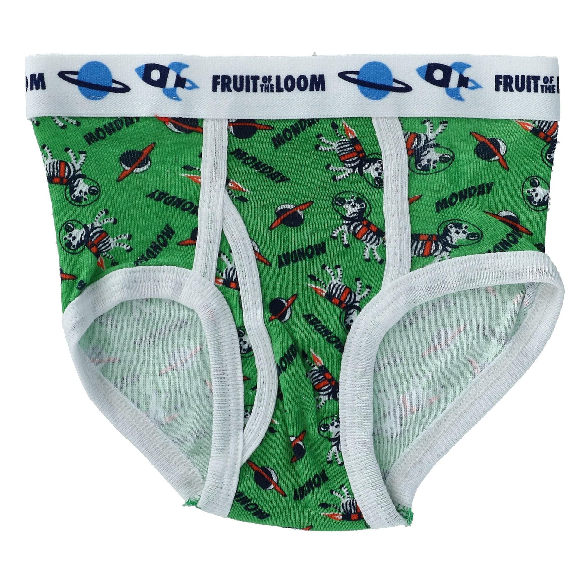 Fruit of the Loom Toddler Boys Days of the Week Brief Underwear (Pack of 7) - Multi