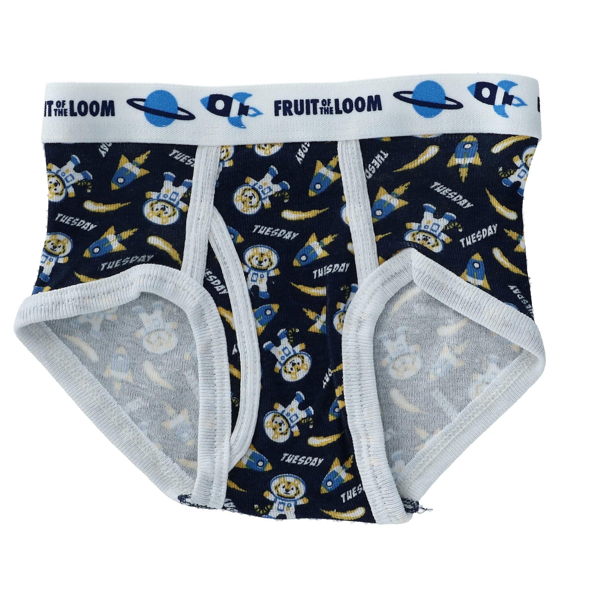 Fruit of the Loom Toddler Boys Days of the Week Brief Underwear (Pack of 7) - Multi