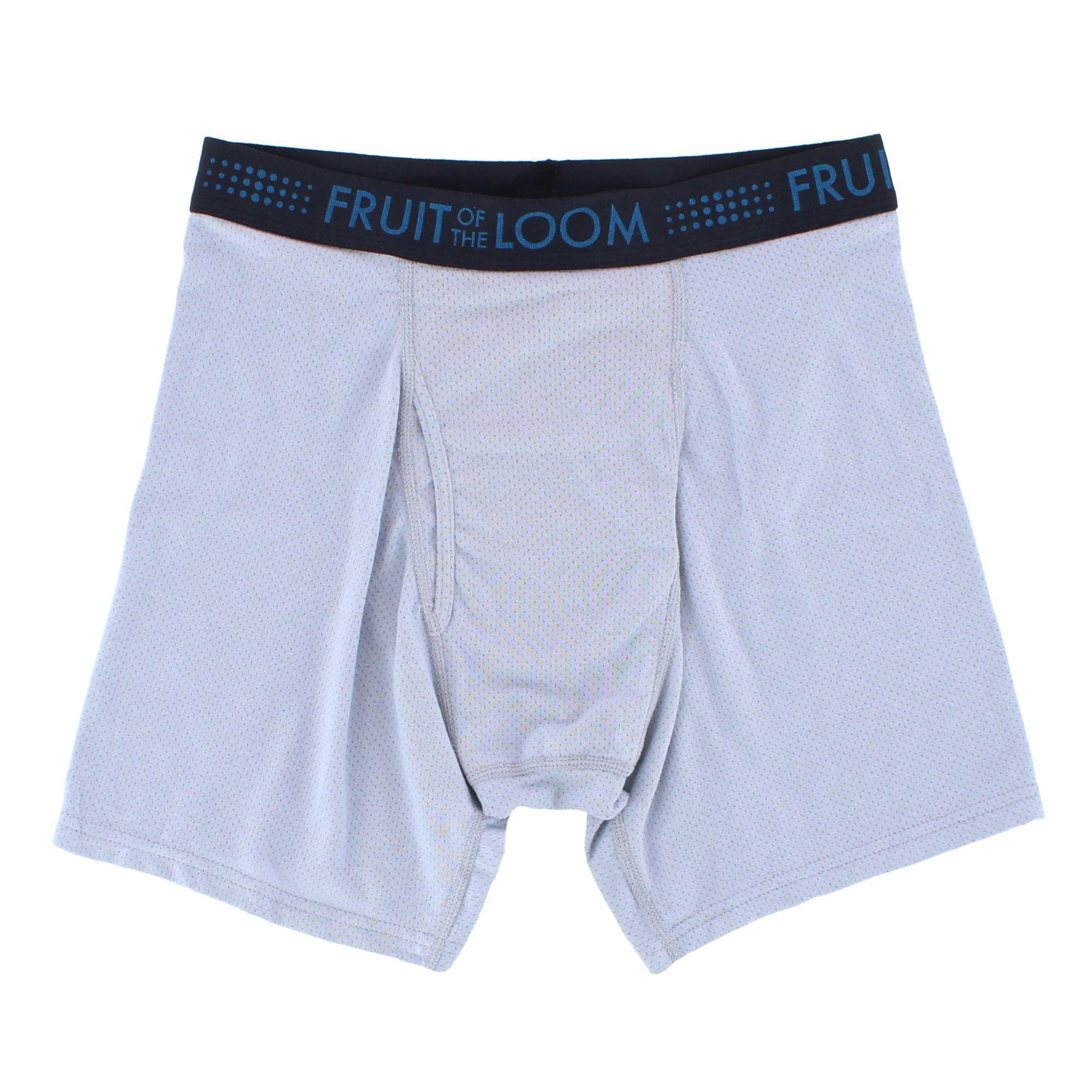 Fruit of the Loom Men's Breathable Cotton Mesh Assort Boxer Brief (3 Pack) - Multicolor