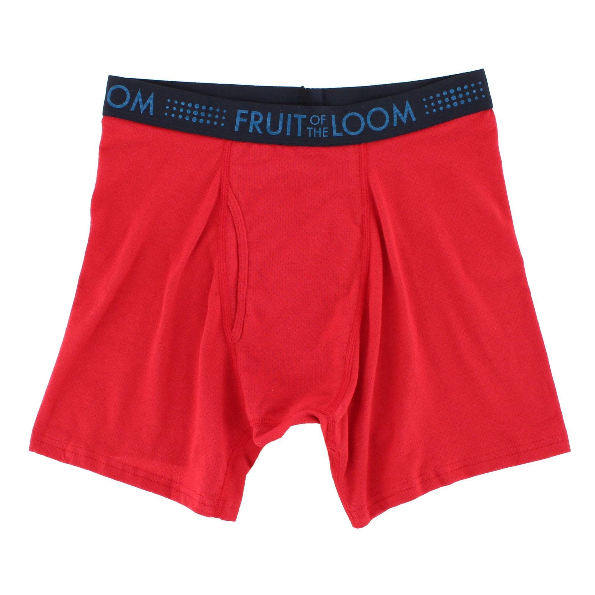 Fruit of the Loom Men's Breathable Cotton Mesh Assort Boxer Brief (3 Pack) - Multicolor