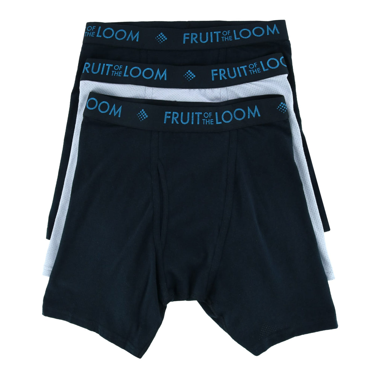 Fruit of the Loom Mens Breathable Micro-Mesh Boxer Brief Underwear (3 Pack) - Mens Breathable Micro-Mesh Boxer Brief Underwear (3 Pack)