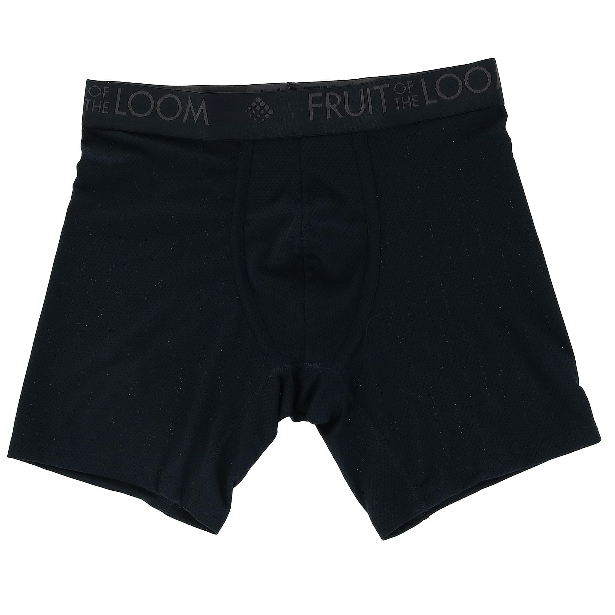 Buy Fruit of the Loom Select Men's Breathable 4pk Micro-Mesh Boxer Briefs +  1 Free Performance Boxer Briefs - Black/Gray Online at desertcartKUWAIT