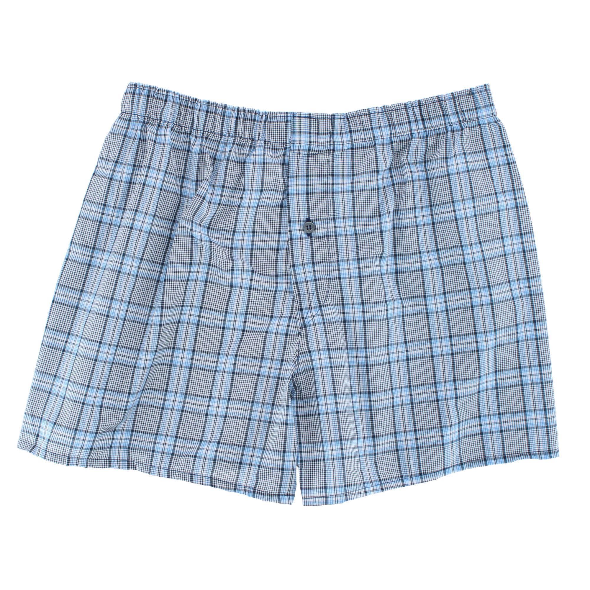 Fruit of the Loom Men's Premium Assorted Plaid Boxers (4 Pack) - Multicolor