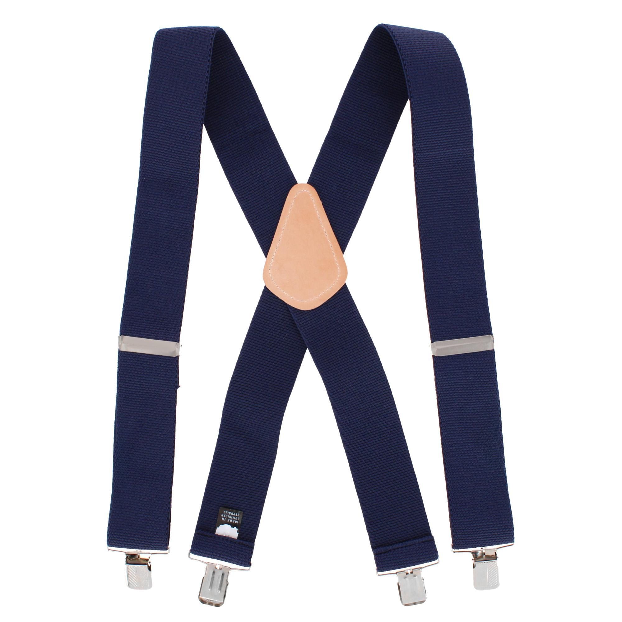Danbury Men's 2-Inch Terry Weave Clip End Suspenders - Men's 2-Inch Terry Weave Clip End Suspenders