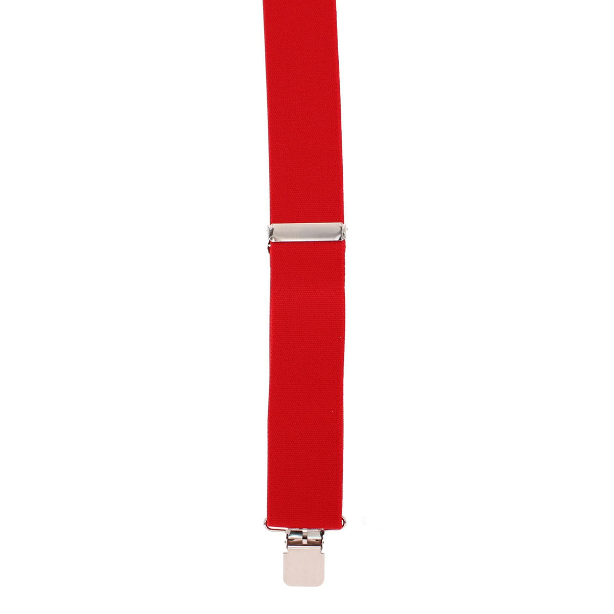 Berne Men's 2-Inch Wide Clip End Suspenders - Red