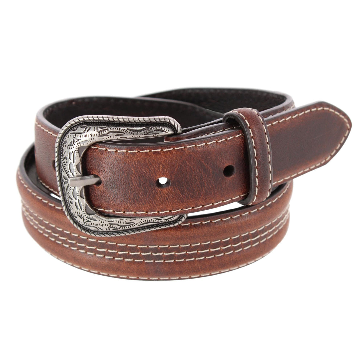 Boy's 30mm Concho Top Grain Leather Belt