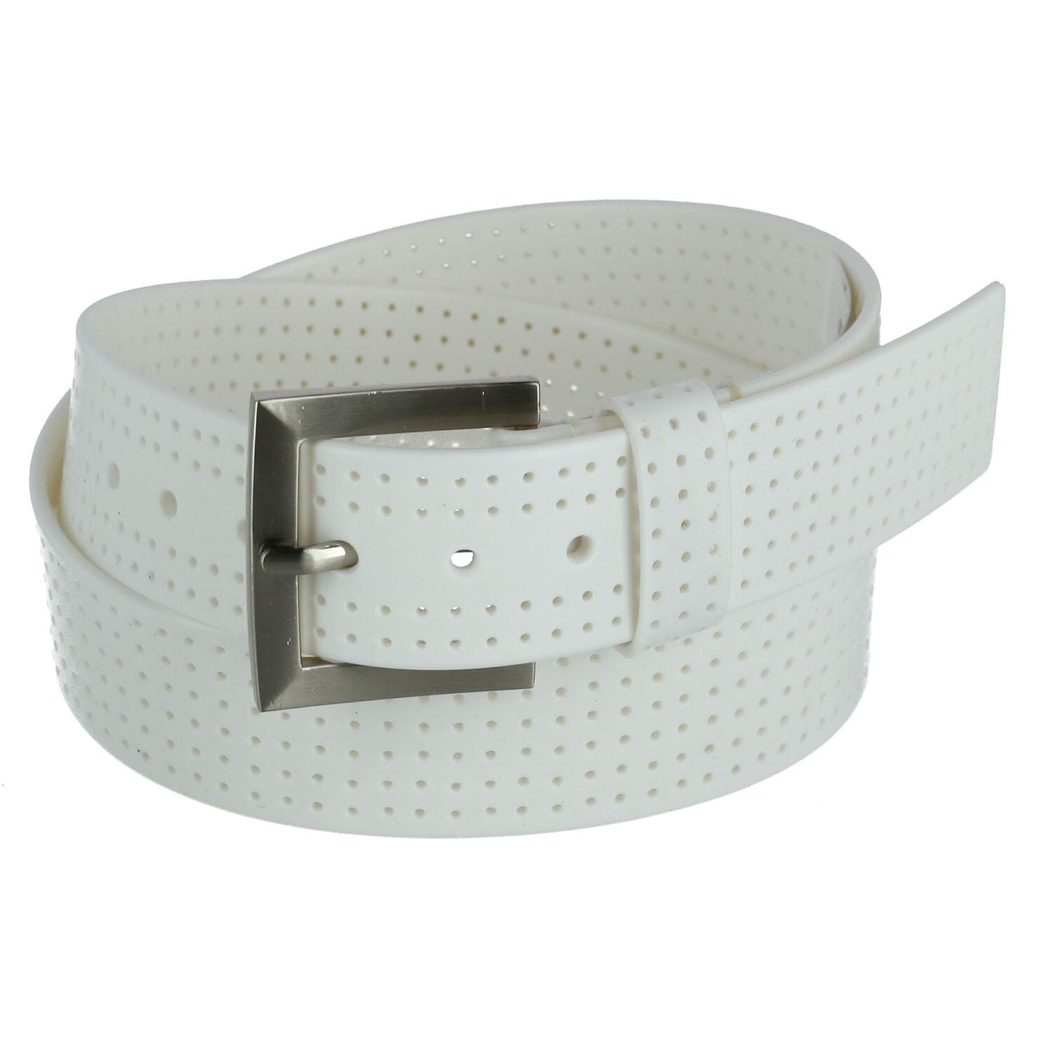 Pebble Beach Men's Silicone Perforated Golf Belt