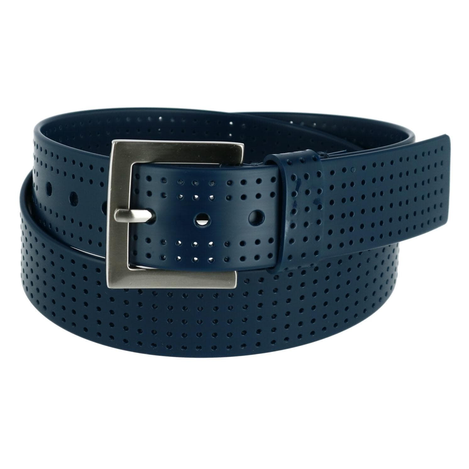 Pebble Beach Men's Silicone Perforated Golf Belt - Men's Silicone Perforated Golf Belt