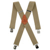 Men's Elastic 2 Inch Wide Clip-End Suspenders