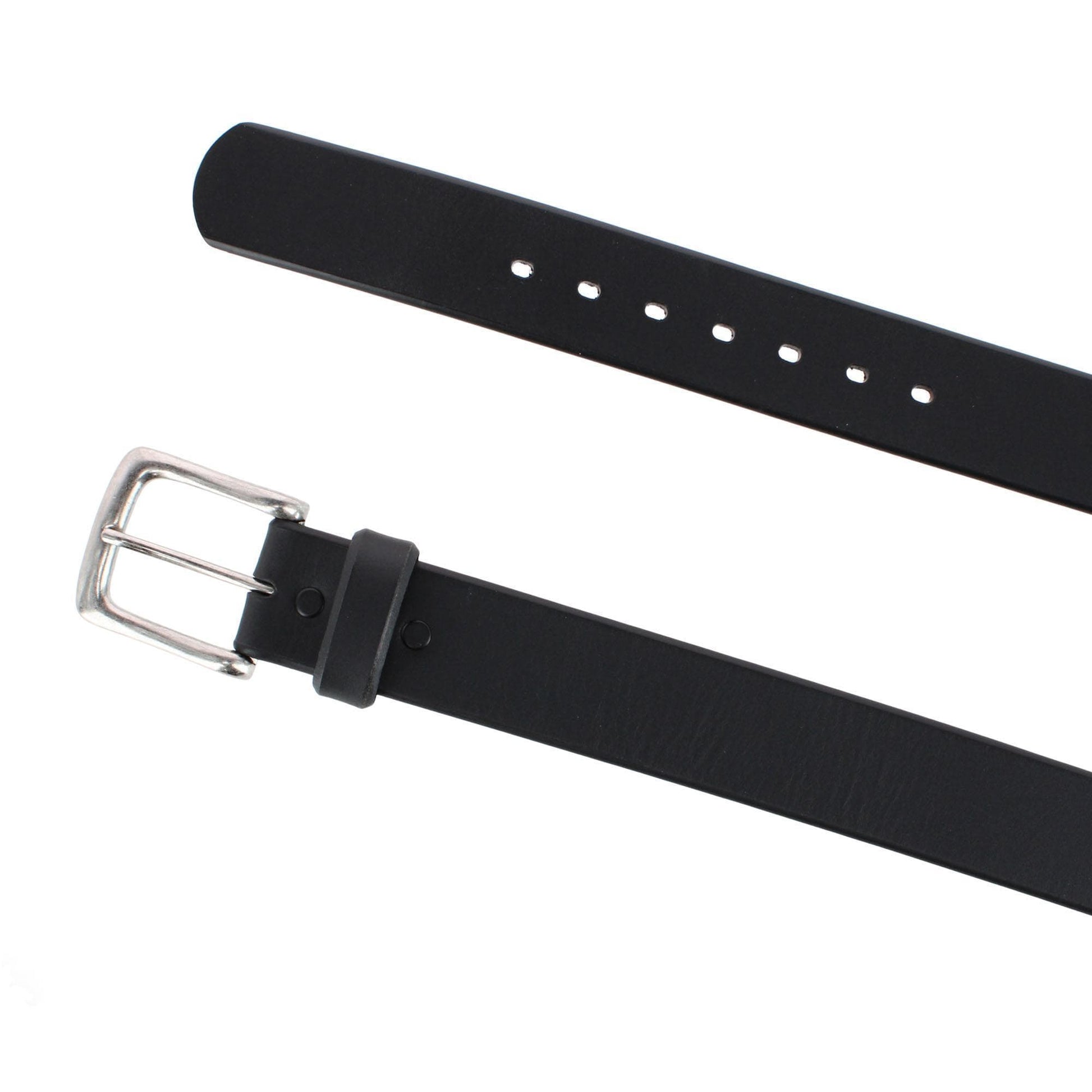 Danbury Men's Big & Tall 38mm Top Grain Leather Belt - Black