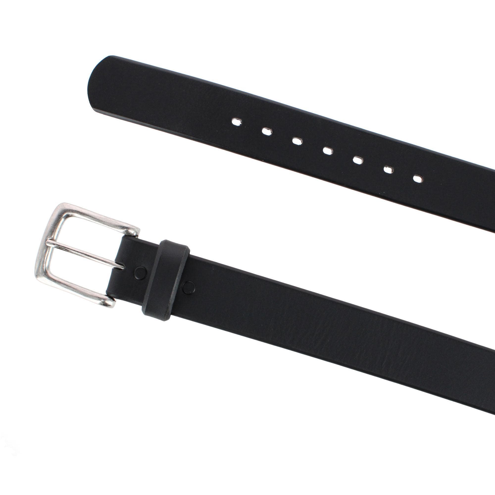Danbury Men's Big & Tall 38mm Top Grain Leather Belt - Black