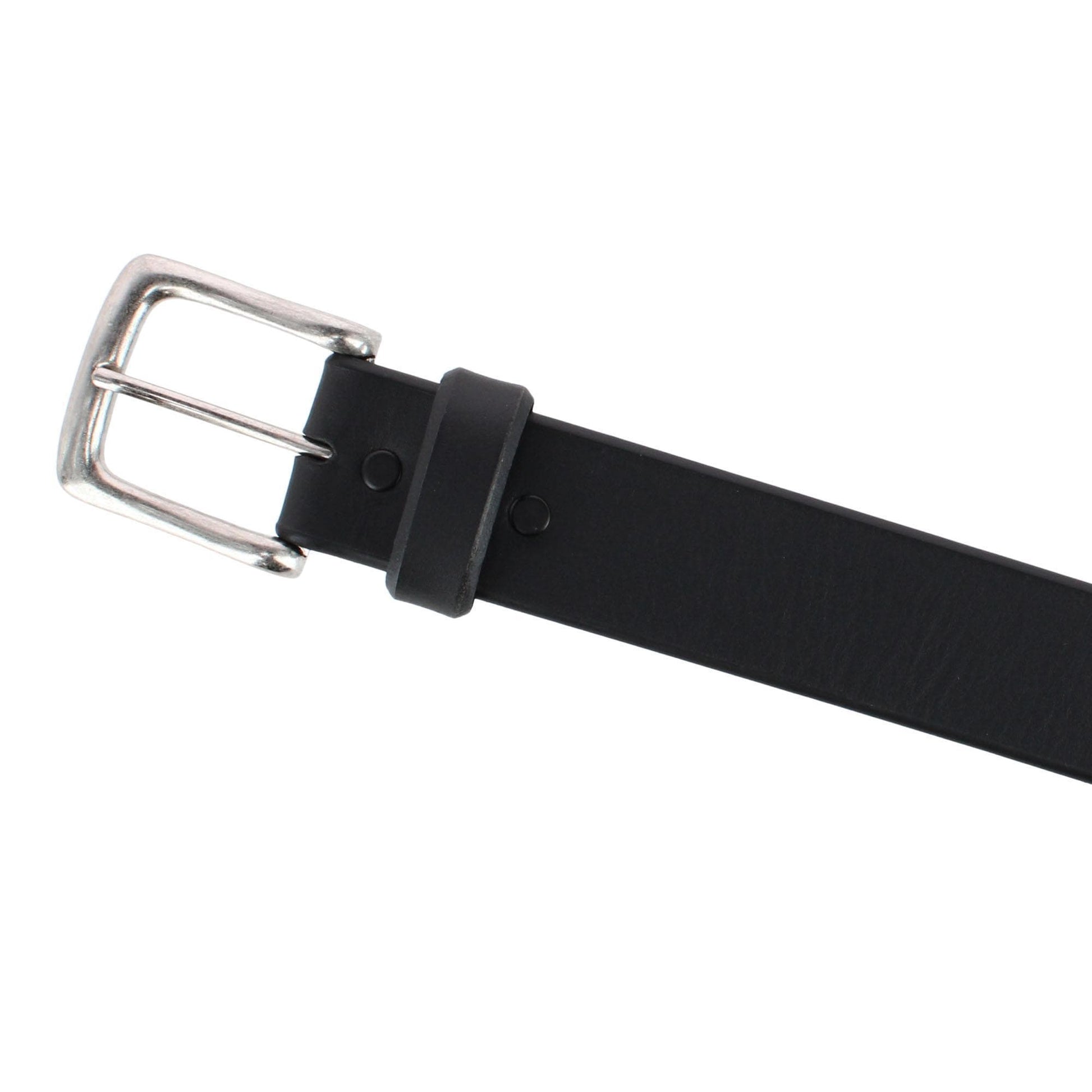Danbury Men's Big & Tall 38mm Top Grain Leather Belt - Black