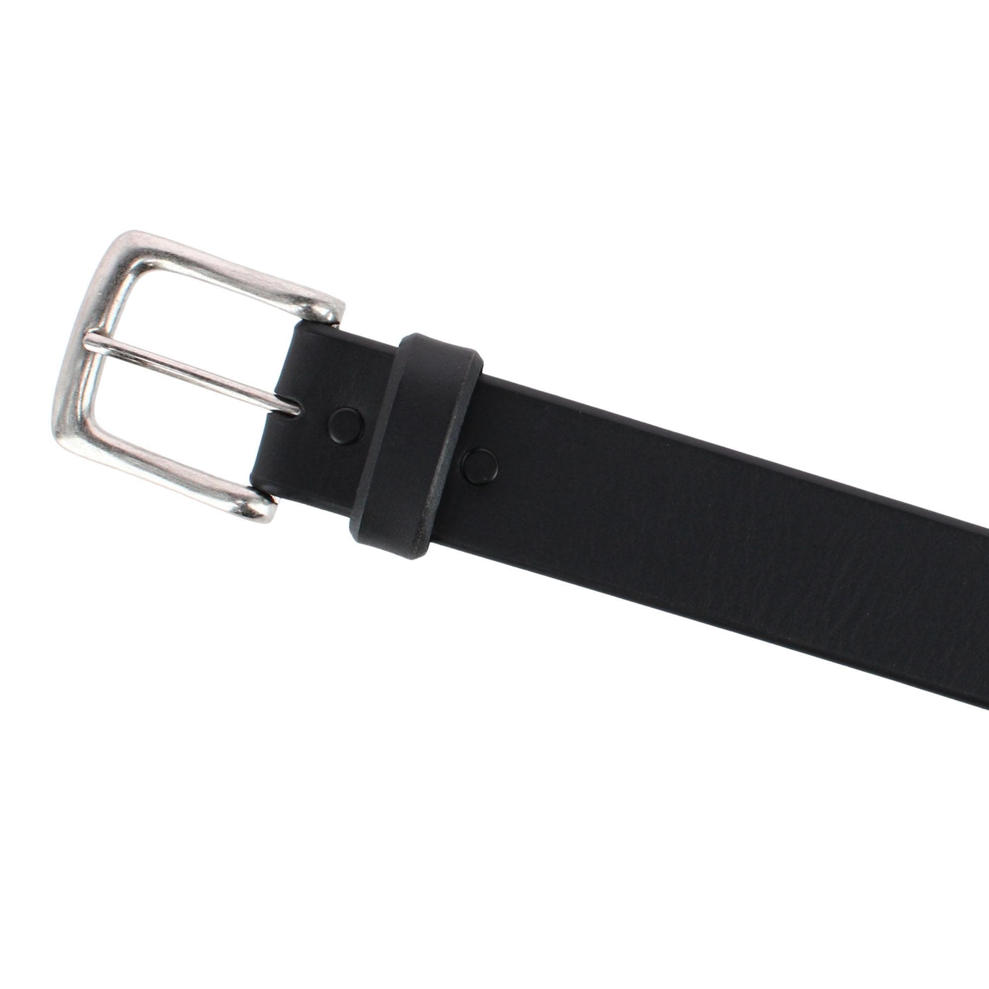 Danbury Men's Big & Tall 38mm Top Grain Leather Belt - Black