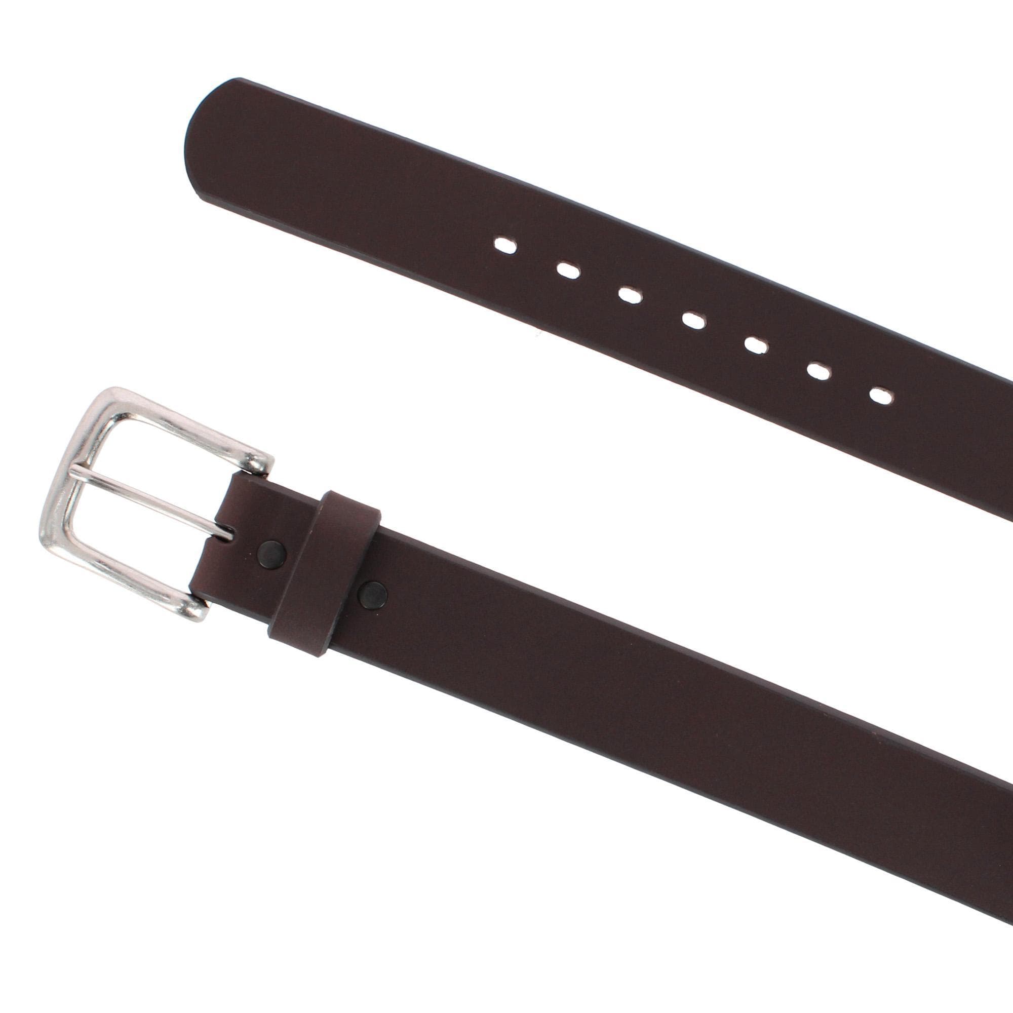 Danbury Men's Big & Tall 38mm Top Grain Leather Belt - Brown